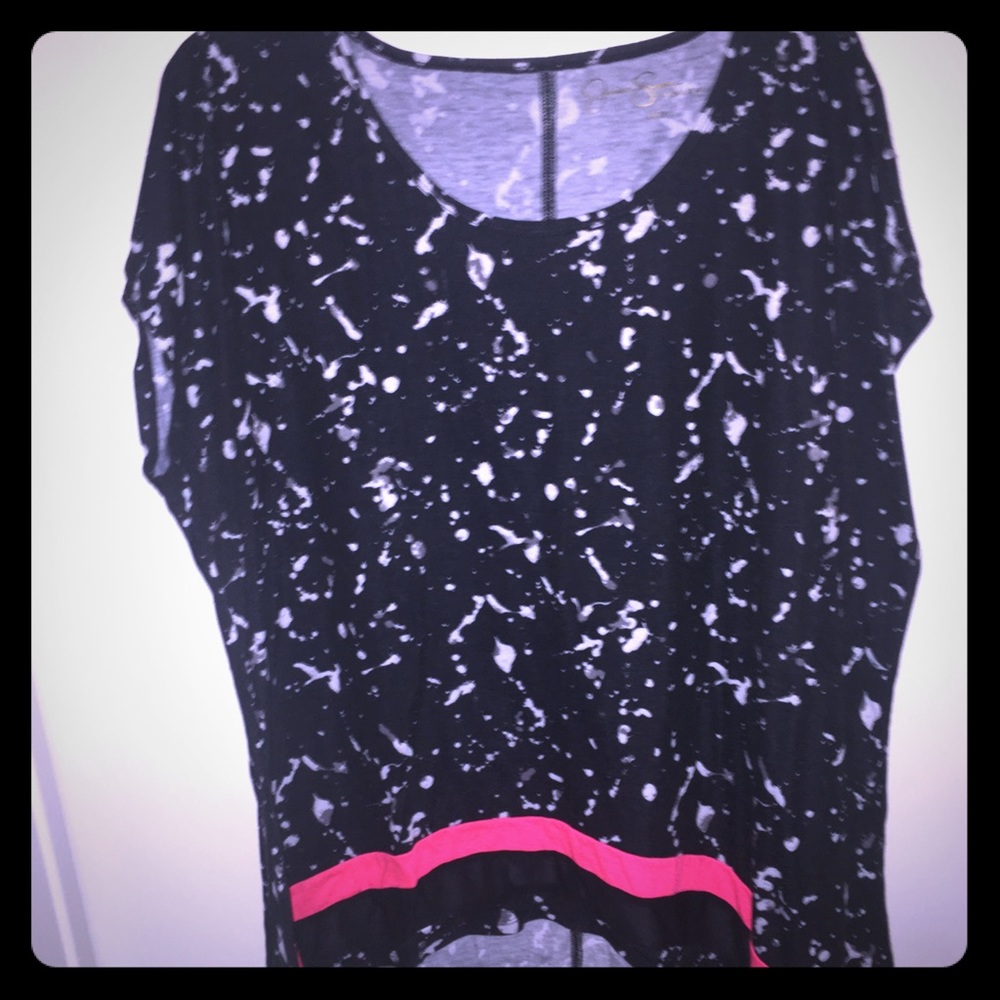 Graphic Print Work Out Tee - Picture 1 of 5